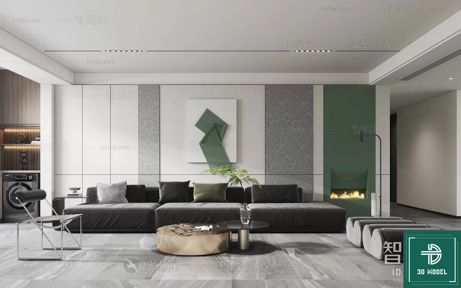 LIVING ROOM 3D SCENES – BLOCKS – 590 – PRO LIVING ROOM 3D SCENES – BLOCKS – 590 – PRO