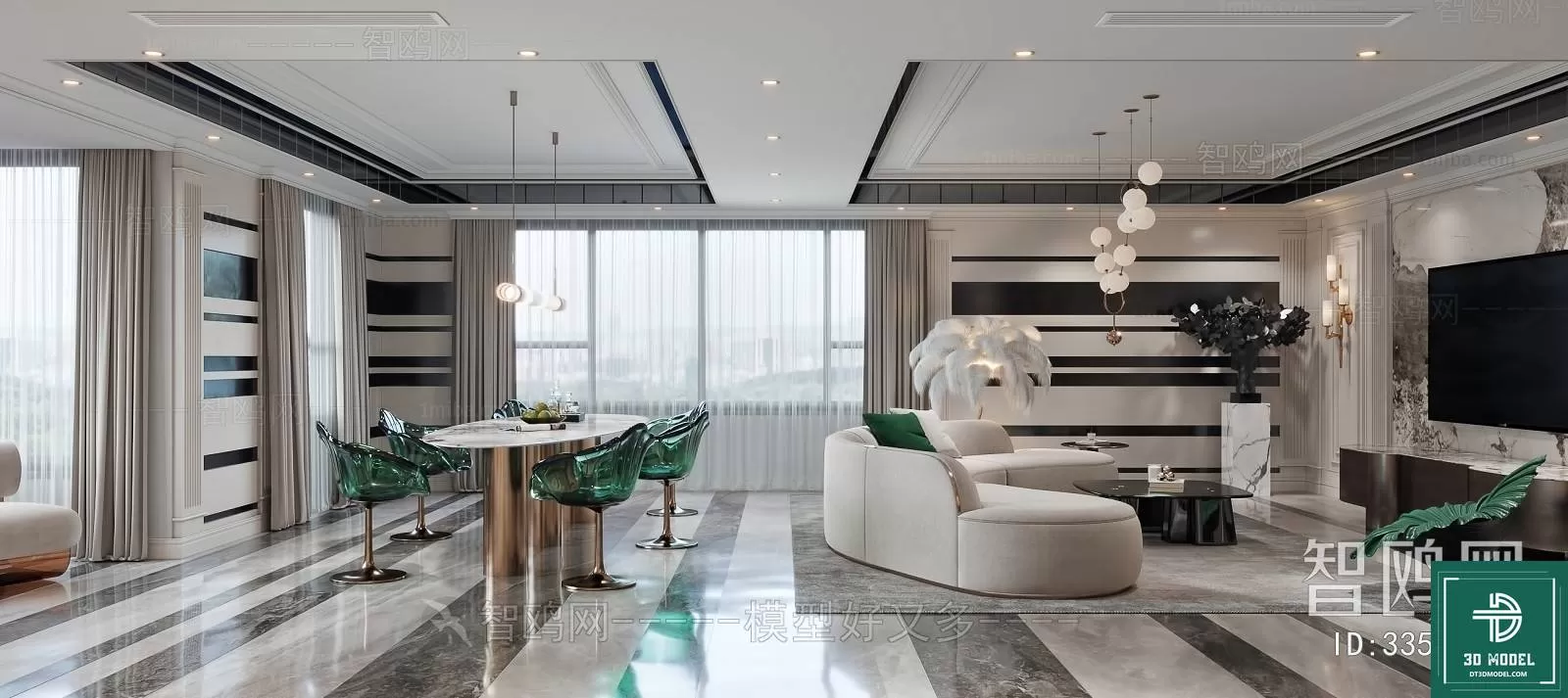 LIVING ROOM 3D SCENES – BLOCKS – 600 – PRO LIVING ROOM 3D SCENES – BLOCKS – 600 – PRO