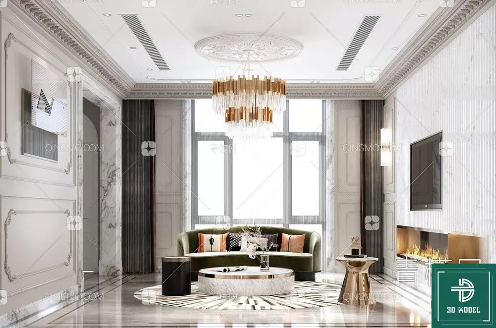 LIVING ROOM 3D SCENES – BLOCKS – 602 – PRO LIVING ROOM 3D SCENES – BLOCKS – 602 – PRO