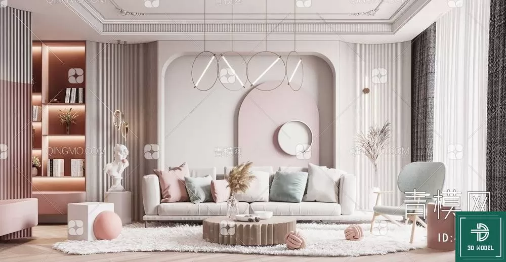 LIVING ROOM 3D SCENES – BLOCKS – 606 – PRO LIVING ROOM 3D SCENES – BLOCKS – 606 – PRO