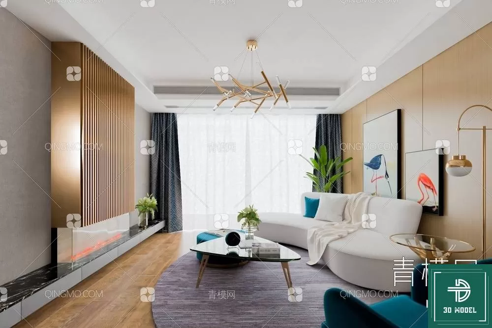 LIVING ROOM 3D SCENES – BLOCKS – 610 – PRO LIVING ROOM 3D SCENES – BLOCKS – 610 – PRO