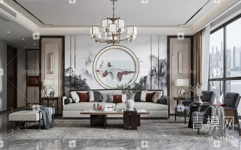 LIVING ROOM 3D SCENES – BLOCKS – 619 – PRO LIVING ROOM 3D SCENES – BLOCKS – 619 – PRO