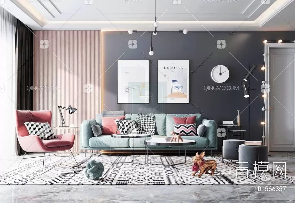 LIVING ROOM 3D SCENES – BLOCKS – 634 – PRO LIVING ROOM 3D SCENES – BLOCKS – 634 – PRO