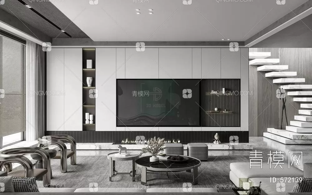 LIVING ROOM 3D SCENES – BLOCKS – 640 – PRO LIVING ROOM 3D SCENES – BLOCKS – 640 – PRO