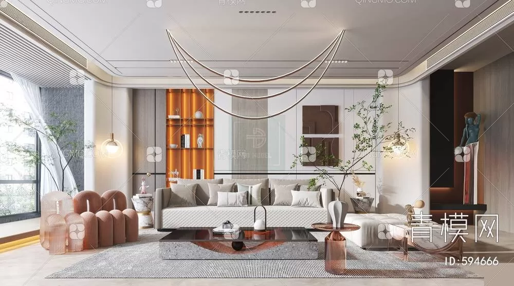 LIVING ROOM 3D SCENES – BLOCKS – 651 – PRO LIVING ROOM 3D SCENES – BLOCKS – 651 – PRO