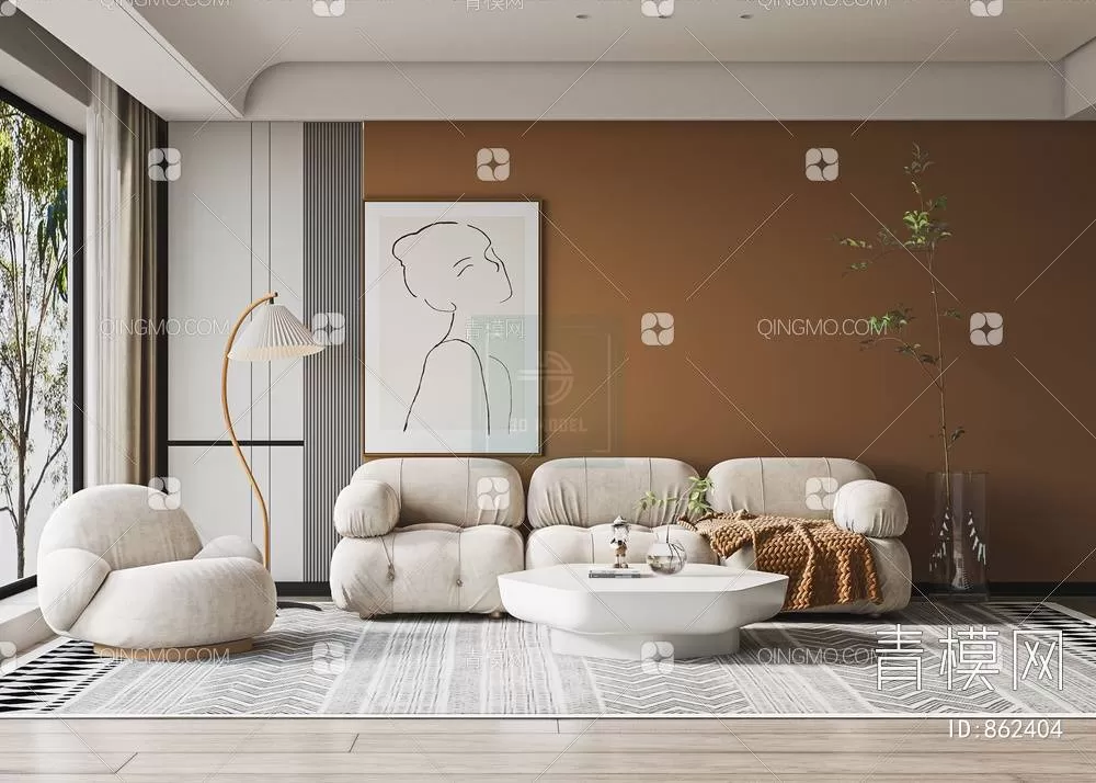 LIVING ROOM 3D SCENES – BLOCKS – 687 – PRO LIVING ROOM 3D SCENES – BLOCKS – 687 – PRO