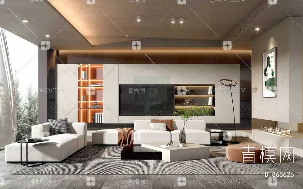 LIVING ROOM 3D SCENES – BLOCKS – 691 – PRO LIVING ROOM 3D SCENES – BLOCKS – 691 – PRO
