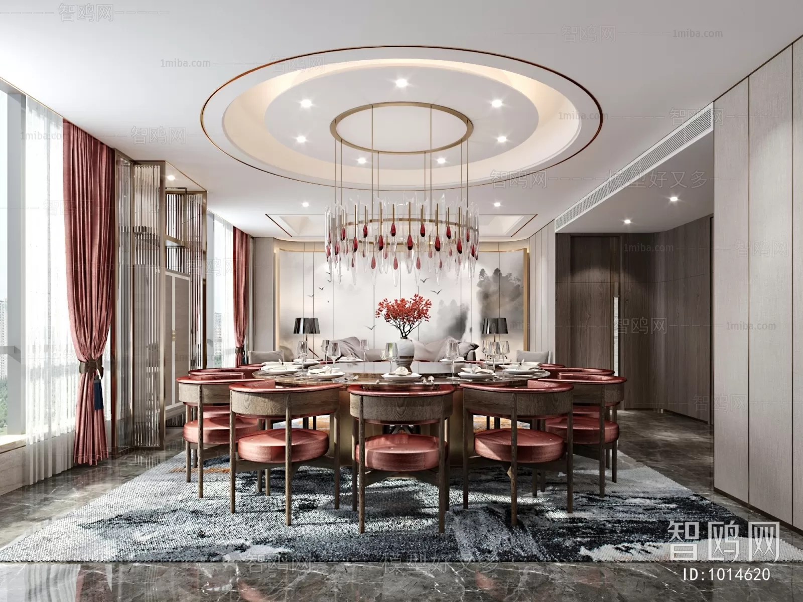 RESTAURANT – 3D SCENES – BLOCKS – 3D MODELS – 010 – PRO