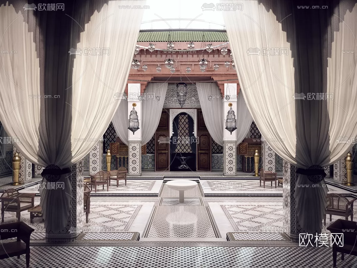 RESTAURANT – 3D SCENES – BLOCKS – 3D MODELS – 013 – PRO