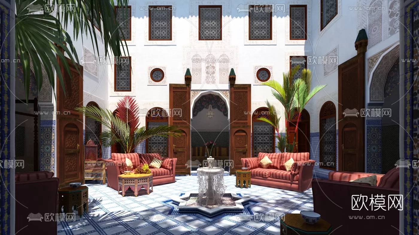 RESTAURANT – 3D SCENES – BLOCKS – 3D MODELS – 014 – PRO