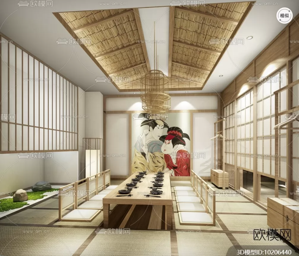 RESTAURANT – 3D SCENES – BLOCKS – 3D MODELS – 017 – PRO