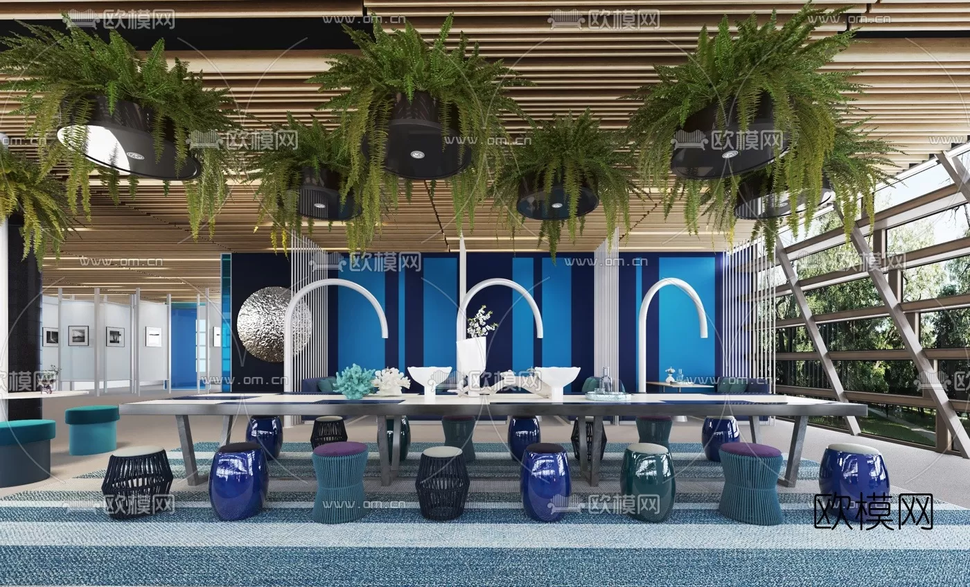 RESTAURANT – 3D SCENES – BLOCKS – 3D MODELS – 031 – PRO