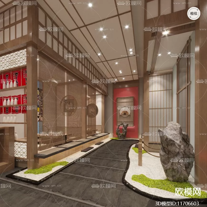 RESTAURANT – 3D SCENES – BLOCKS – 3D MODELS – 037 – PRO