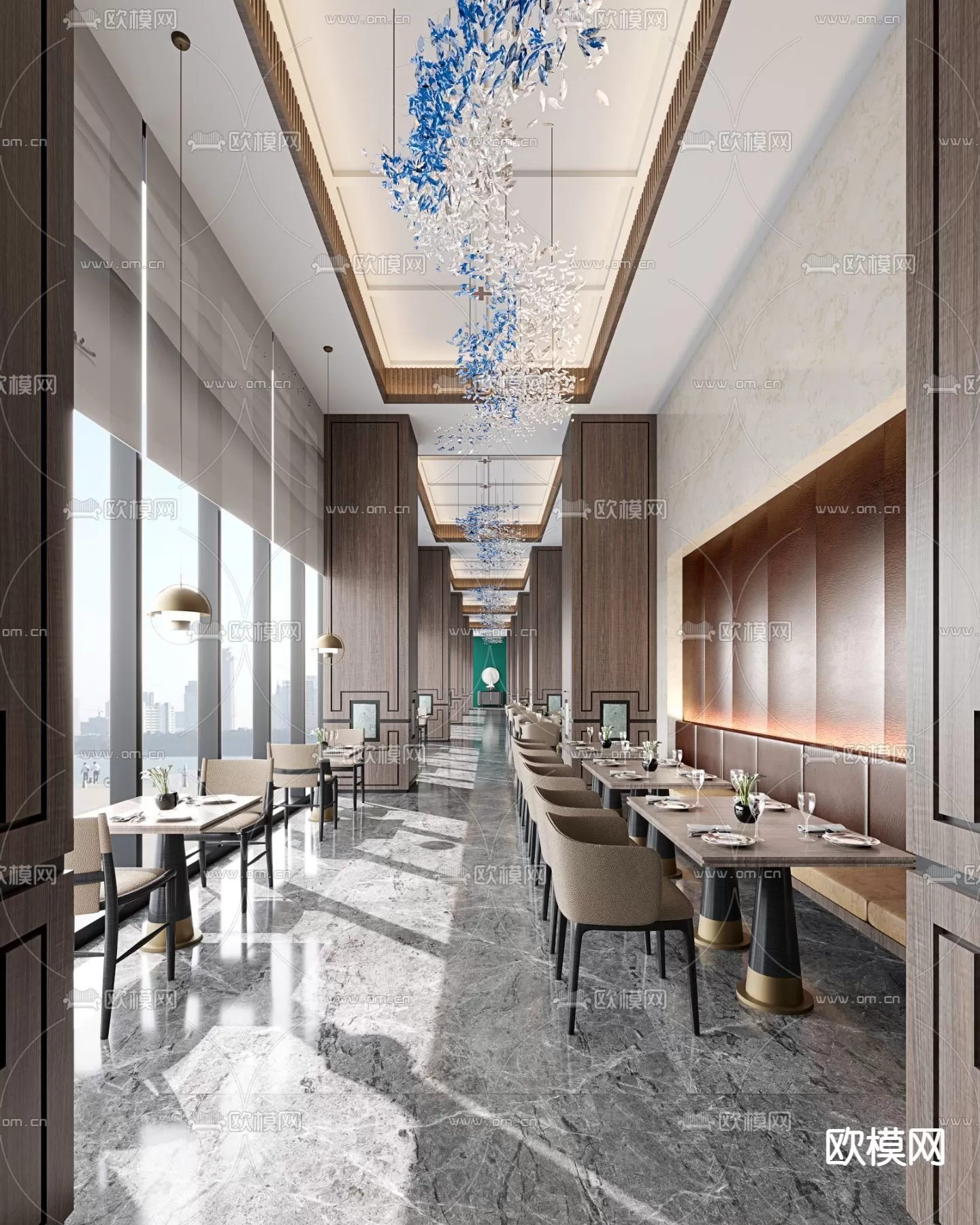 RESTAURANT – 3D SCENES – BLOCKS – 3D MODELS – 042 – PRO