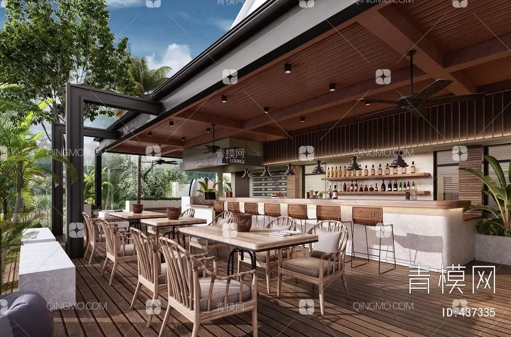RESTAURANT – 3D SCENES – BLOCKS – 3D MODELS – 063 – PRO