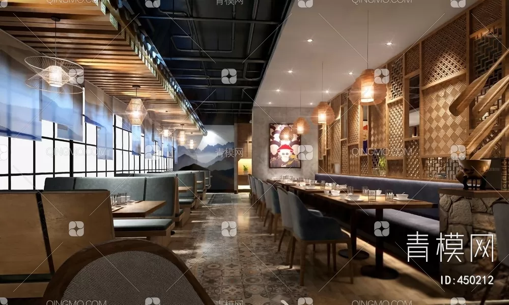 RESTAURANT – 3D SCENES – BLOCKS – 3D MODELS – 064 – PRO