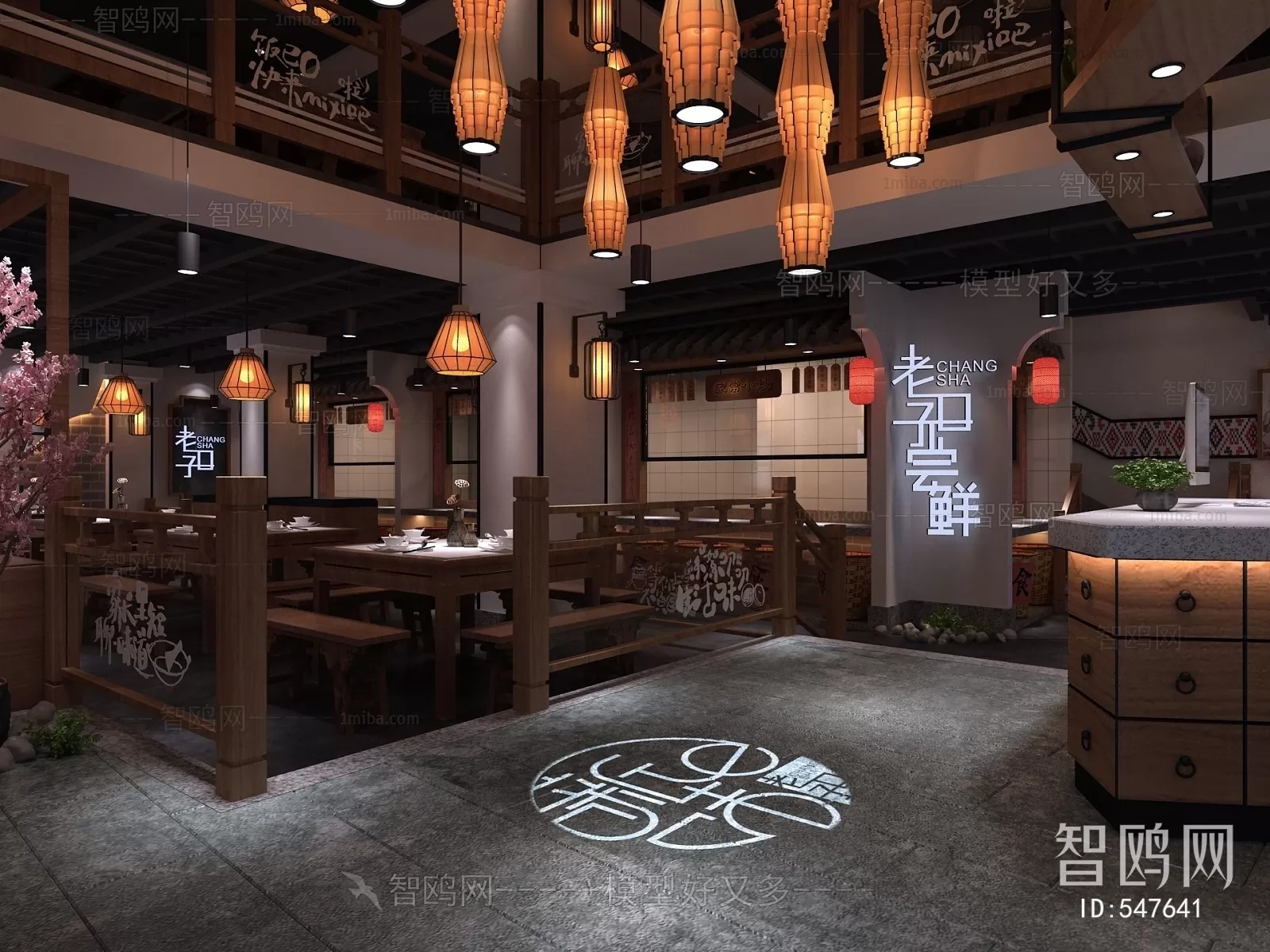 RESTAURANT – 3D SCENES – BLOCKS – 3D MODELS – 069 – PRO