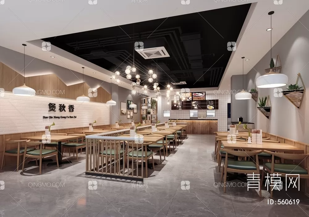 RESTAURANT – 3D SCENES – BLOCKS – 3D MODELS – 072 – PRO