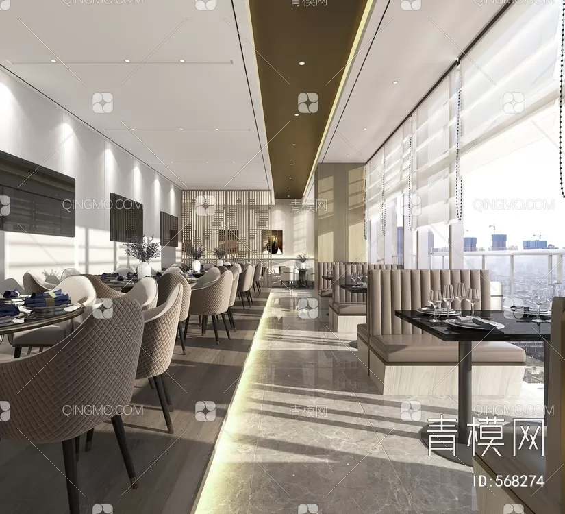 RESTAURANT – 3D SCENES – BLOCKS – 3D MODELS – 077 – PRO