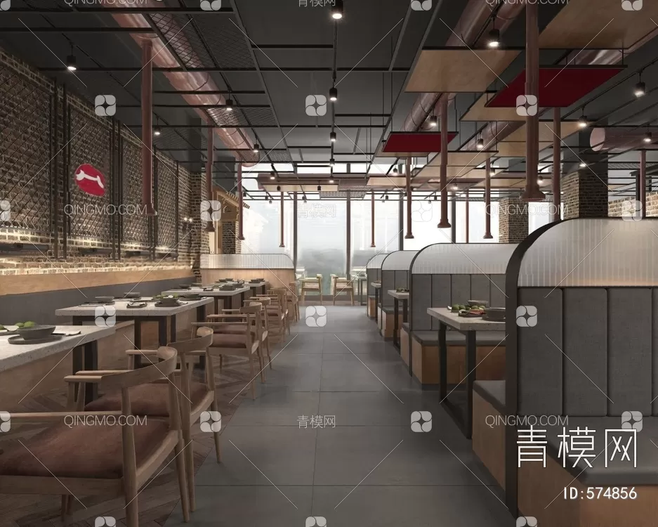 RESTAURANT – 3D SCENES – BLOCKS – 3D MODELS – 079 – PRO