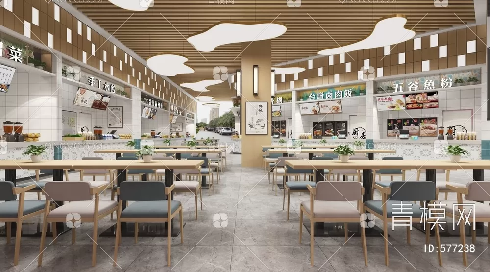 RESTAURANT – 3D SCENES – BLOCKS – 3D MODELS – 080 – PRO