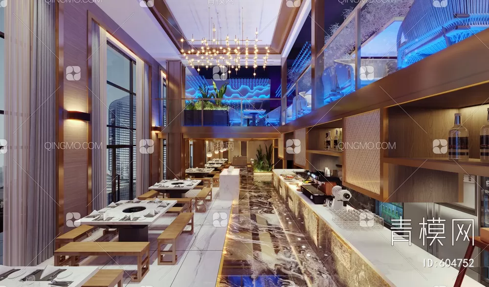 RESTAURANT – 3D SCENES – BLOCKS – 3D MODELS – 084 – PRO