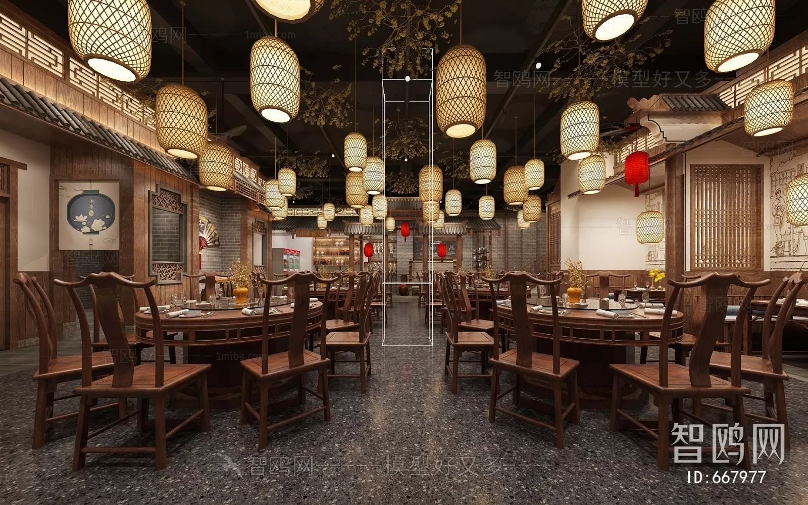 RESTAURANT – 3D SCENES – BLOCKS – 3D MODELS – 086 – PRO