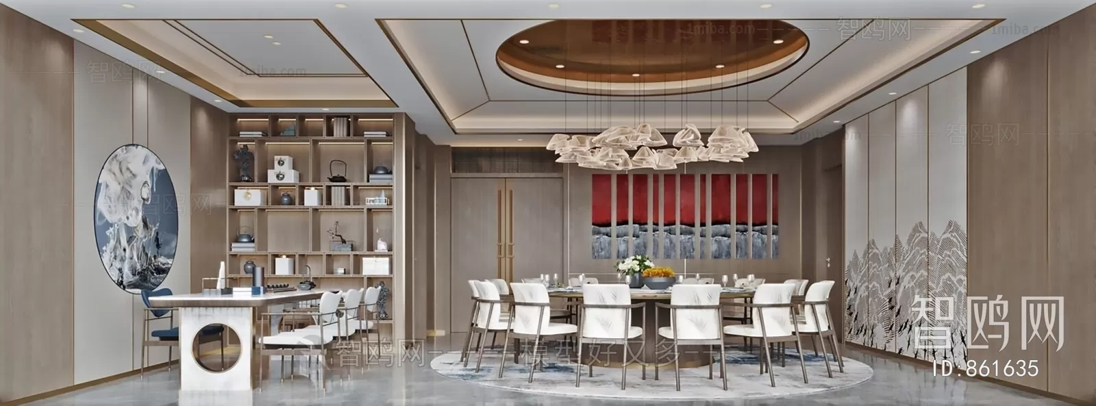 RESTAURANT – 3D SCENES – BLOCKS – 3D MODELS – 088 – PRO