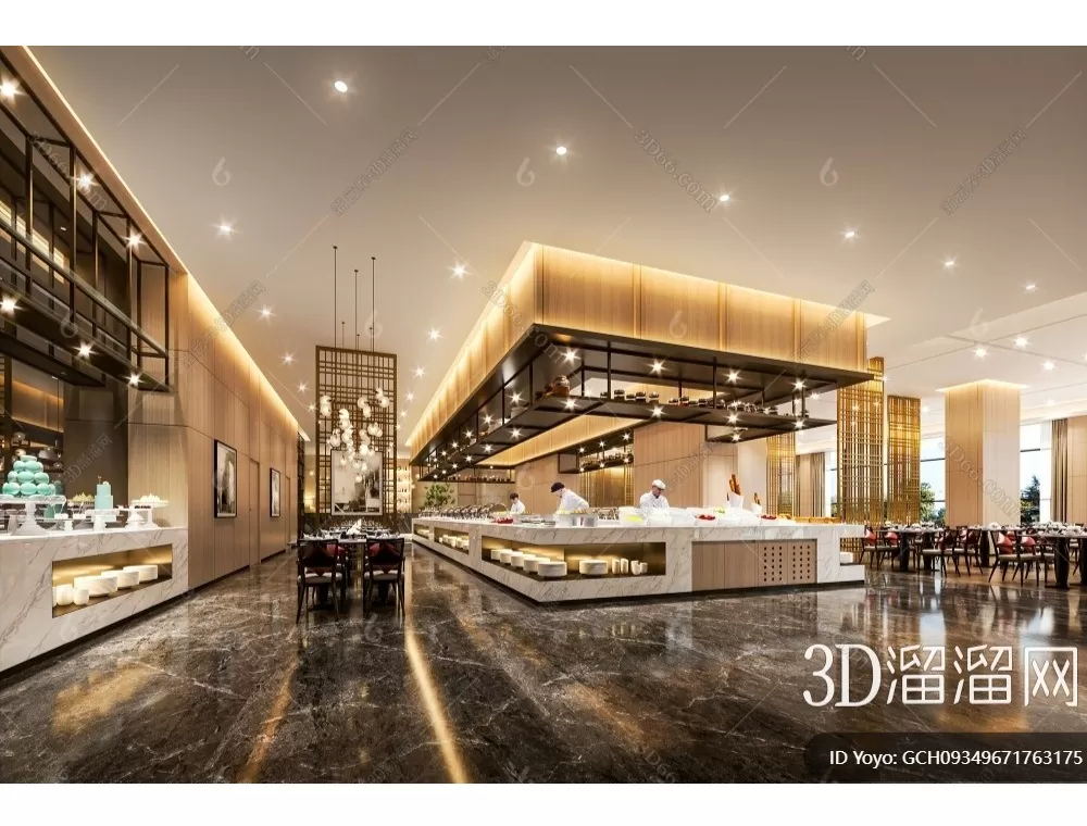 RESTAURANT – 3D SCENES – BLOCKS – 3D MODELS – 114 – PRO