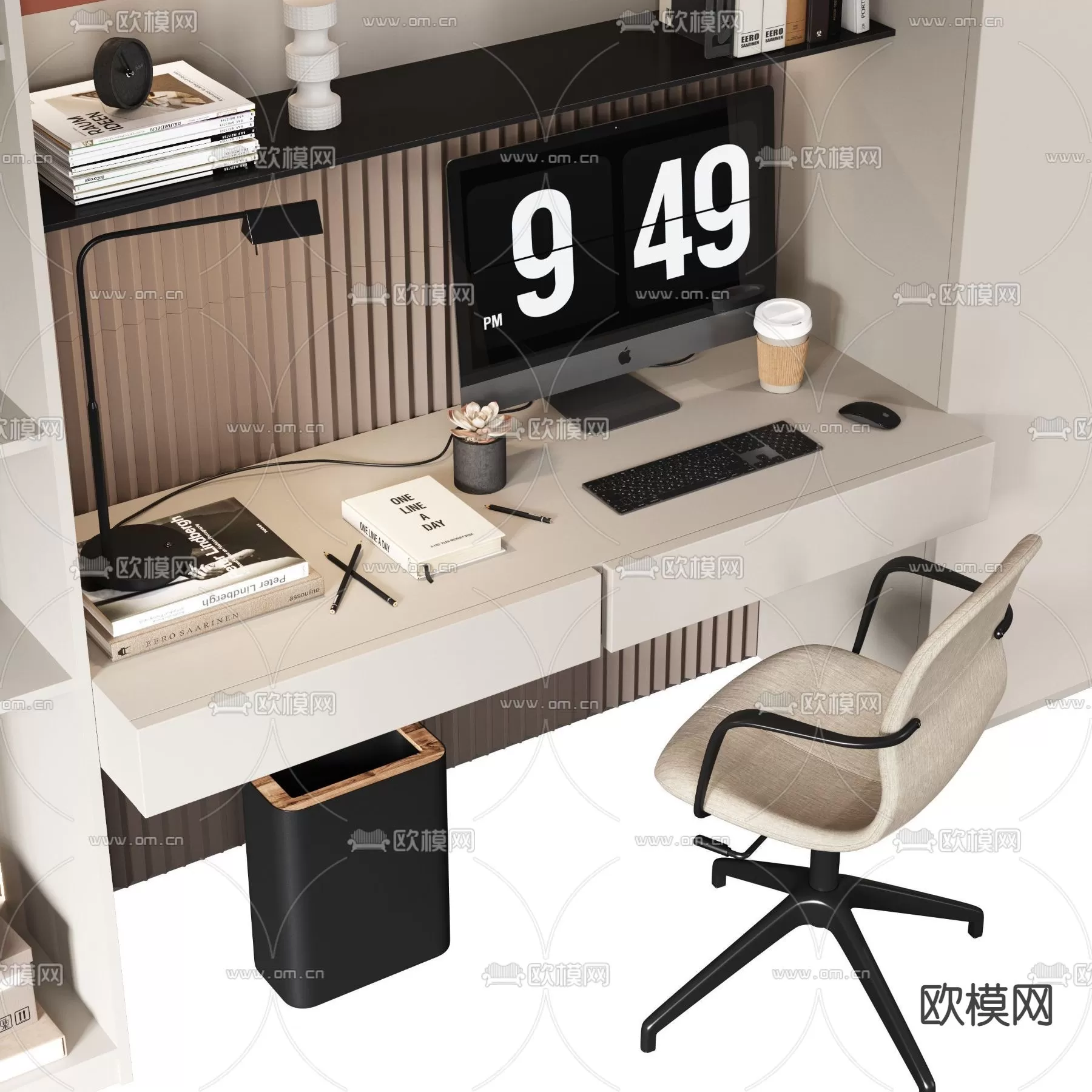 OFFICE FURNITURE – 3DS SKY – MODELS – 006 – PRO