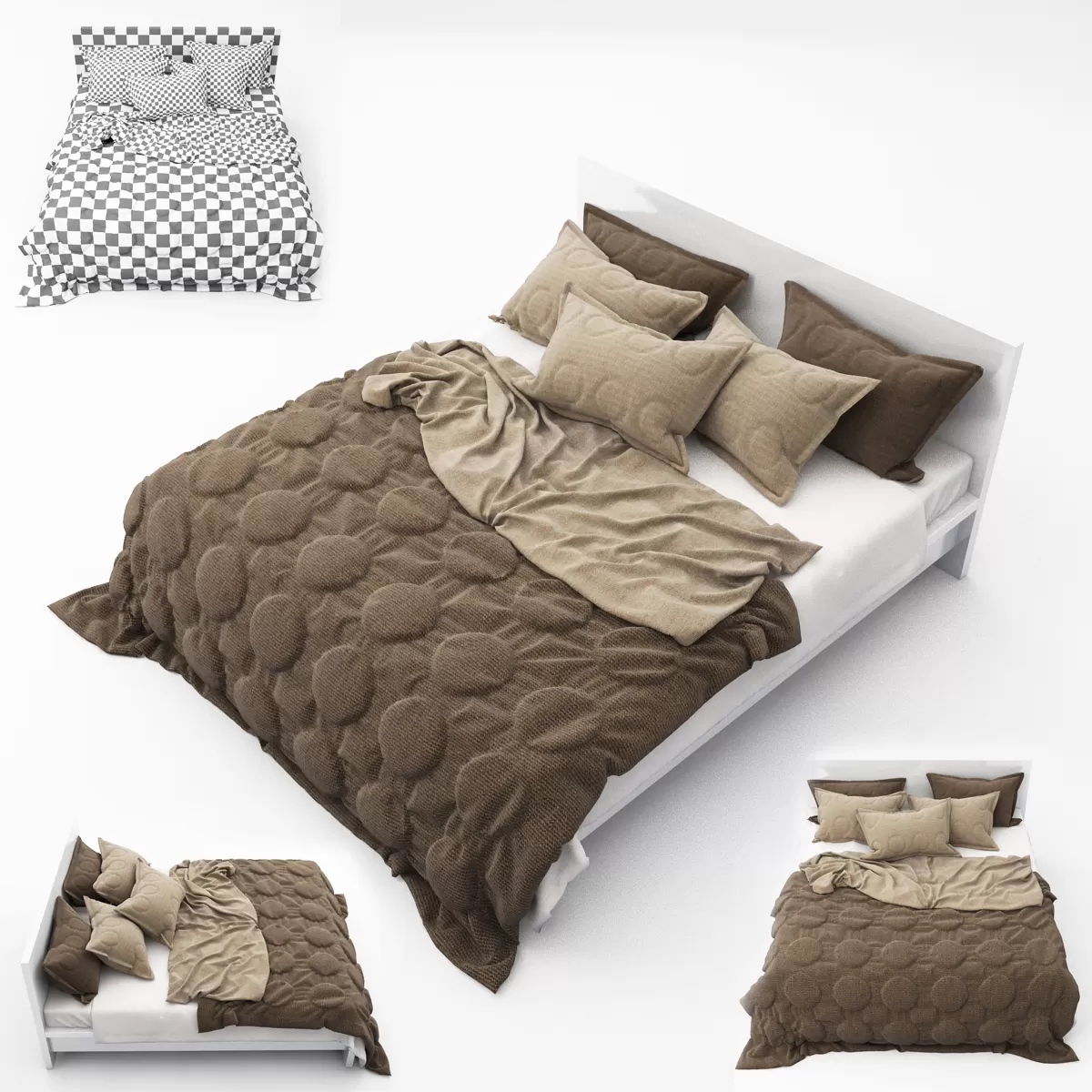 3DSKYMODEL – Bed – 2659