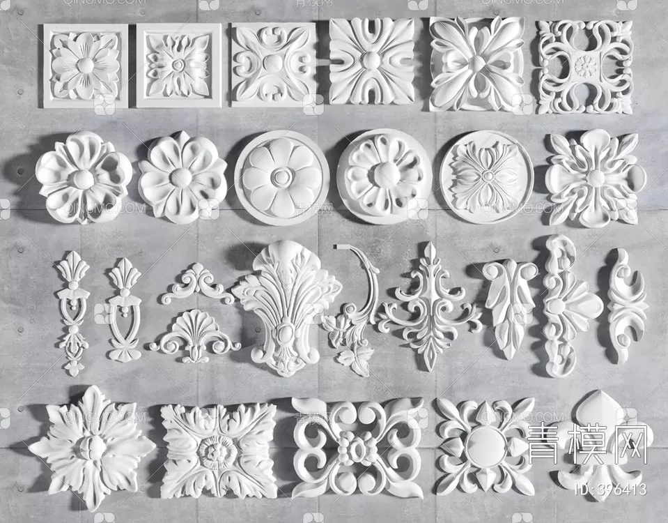 CLASSIC MOLDING – MOULDING – 3D MODELS – 073 – PRO