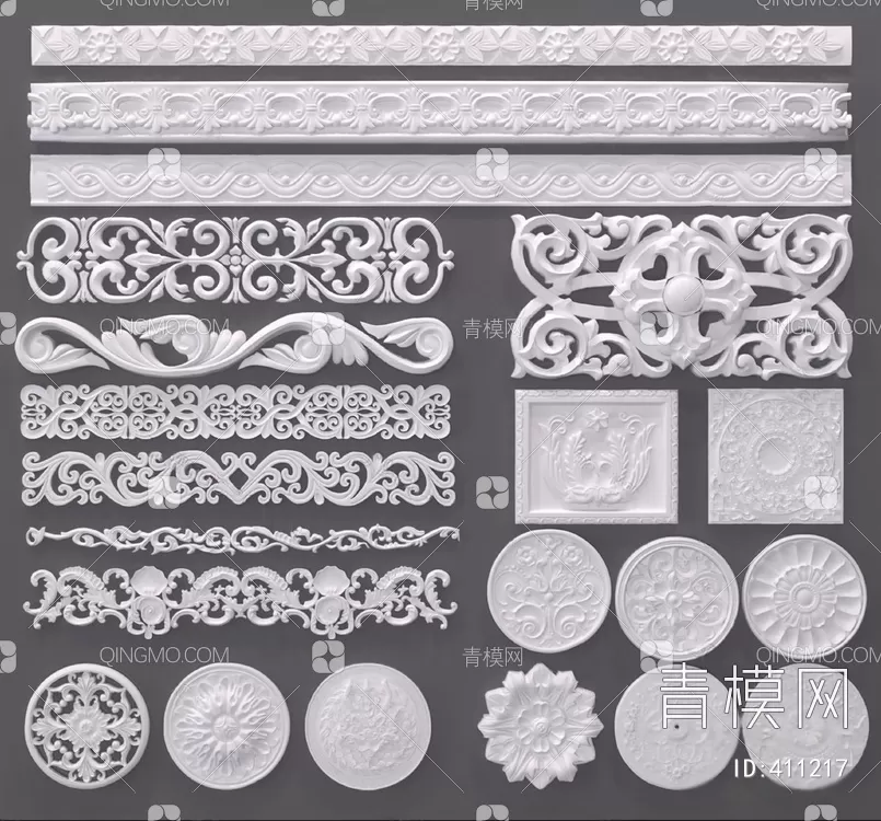 CLASSIC MOLDING – MOULDING – 3D MODELS – 076 – PRO