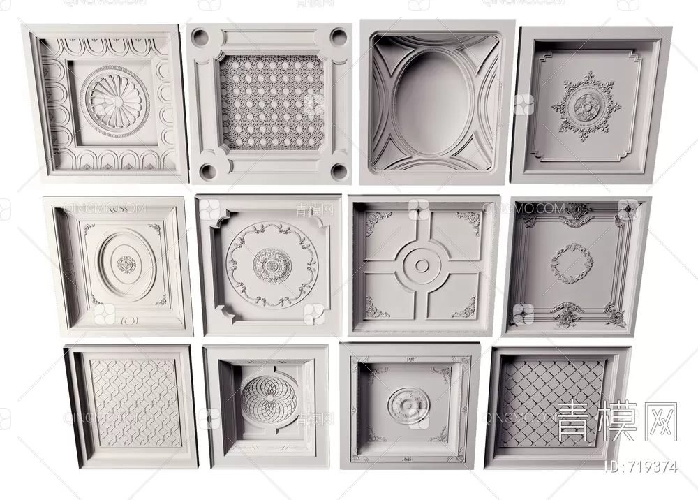 CLASSIC MOLDING – MOULDING – 3D MODELS – 207 – PRO