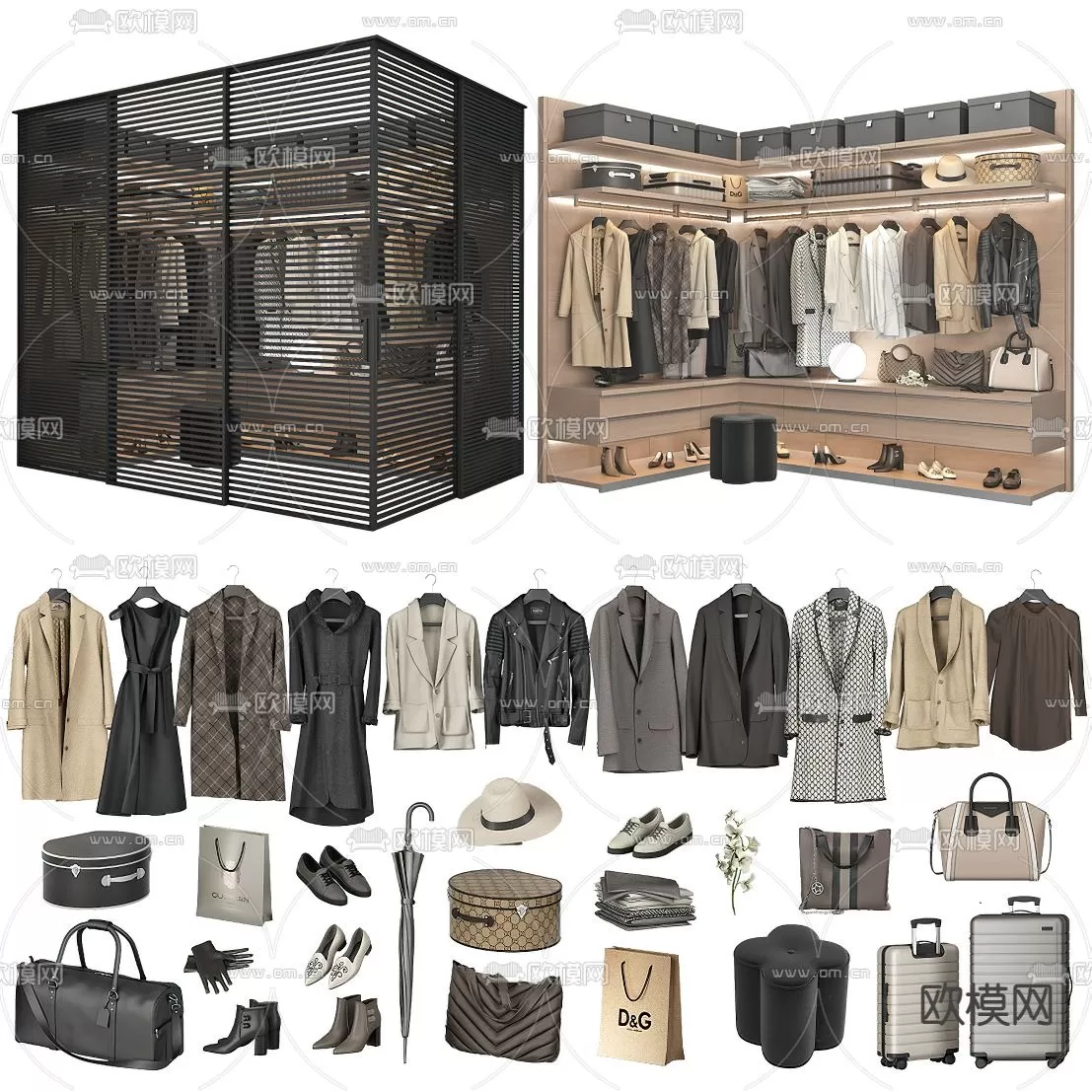 WARDROBE – CLOSET – 3DS MAX MODELS – 016 – PRO