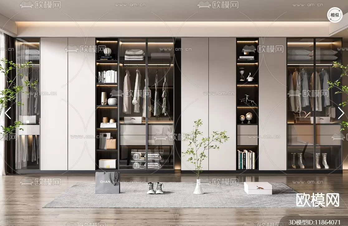 WARDROBE – CLOSET – 3DS MAX MODELS – 024 – PRO