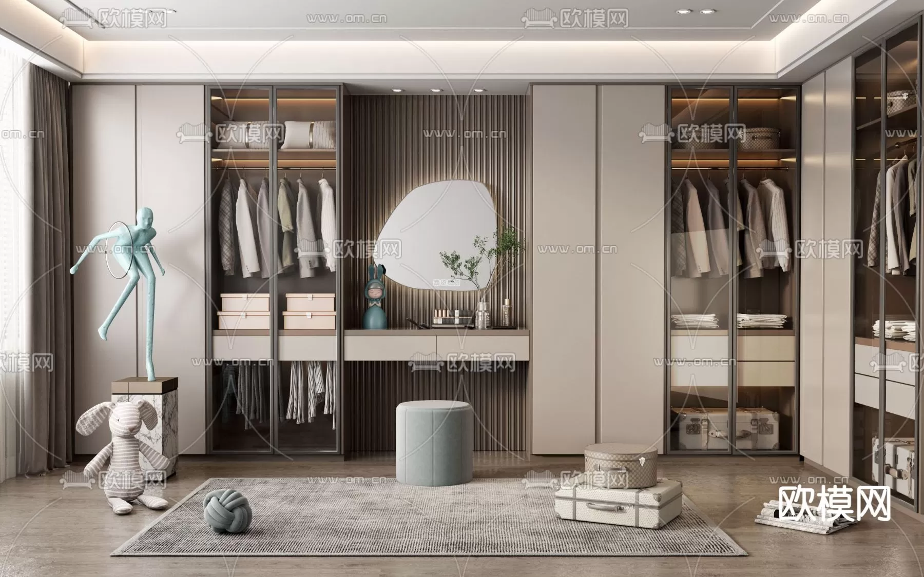 WARDROBE – CLOSET – 3DS MAX MODELS – 026 – PRO