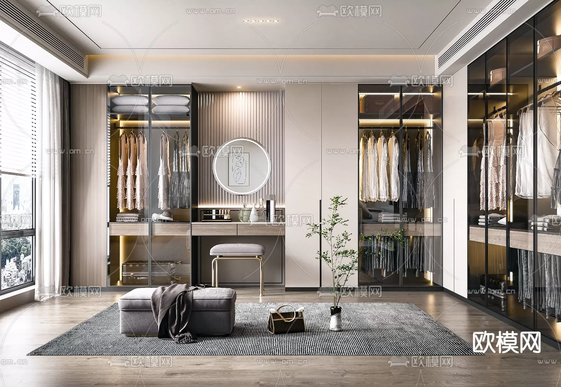 WARDROBE – CLOSET – 3DS MAX MODELS – 028 – PRO