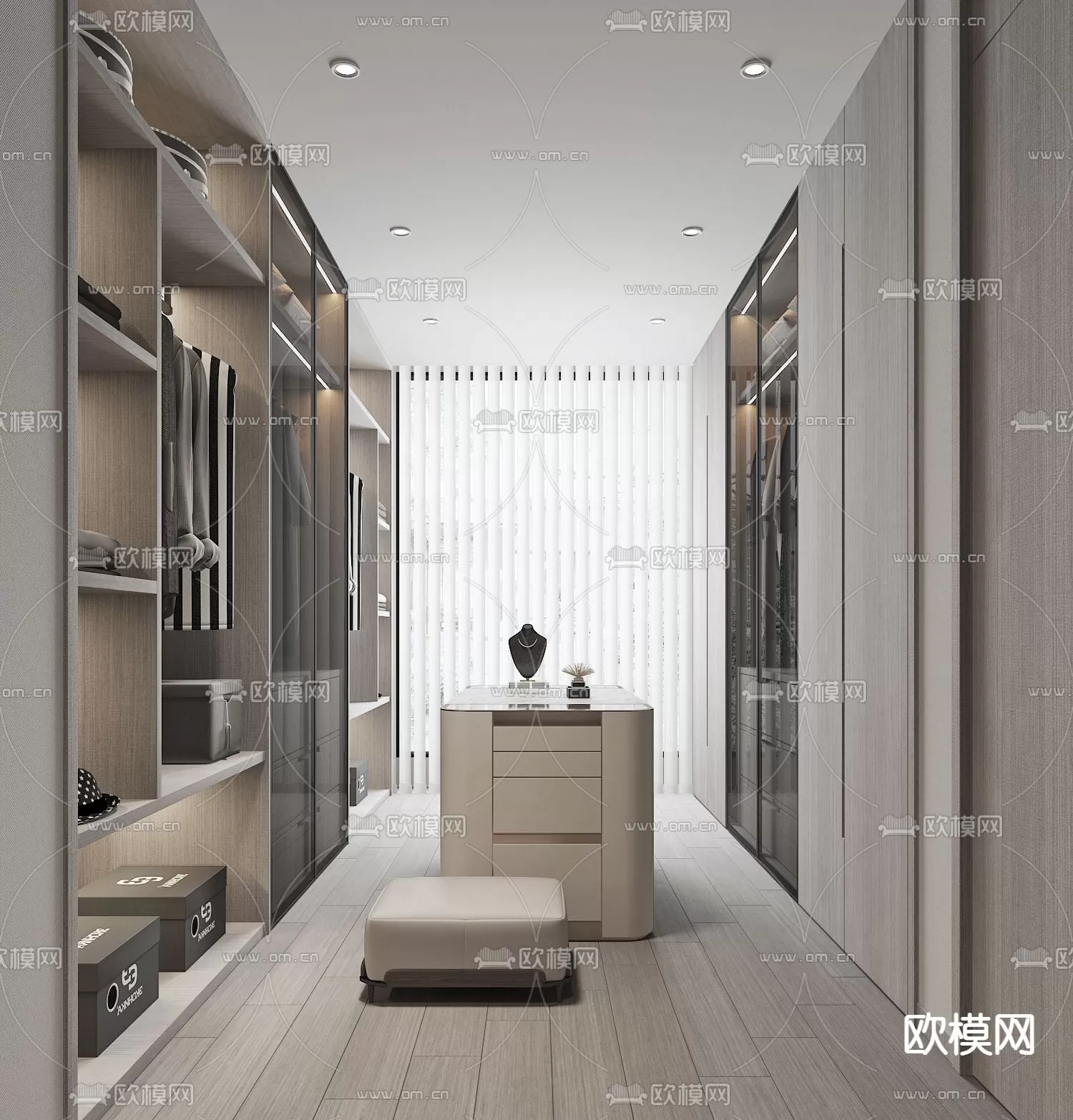 WARDROBE – CLOSET – 3DS MAX MODELS – 031 – PRO