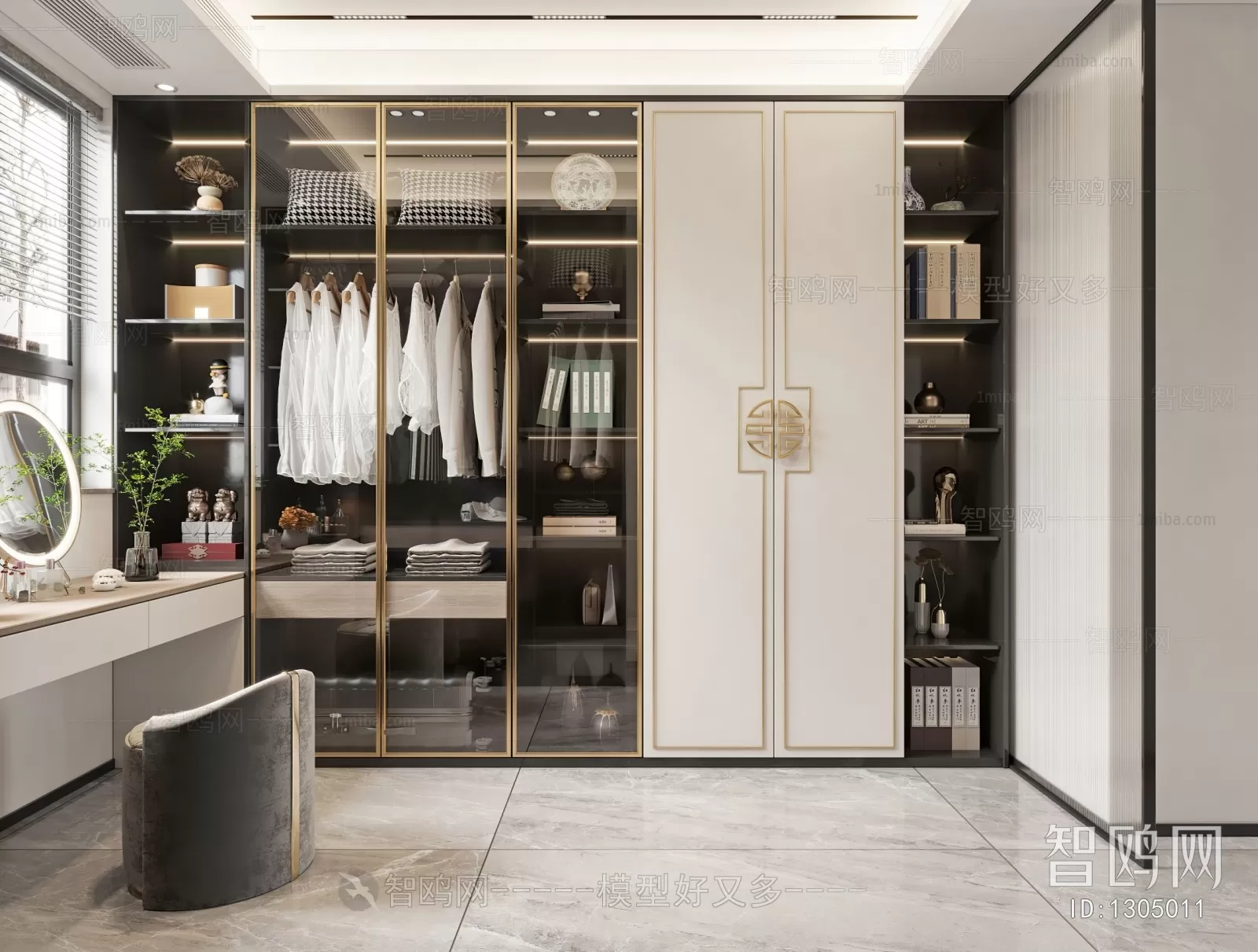 WARDROBE – CLOSET – 3DS MAX MODELS – 034 – PRO