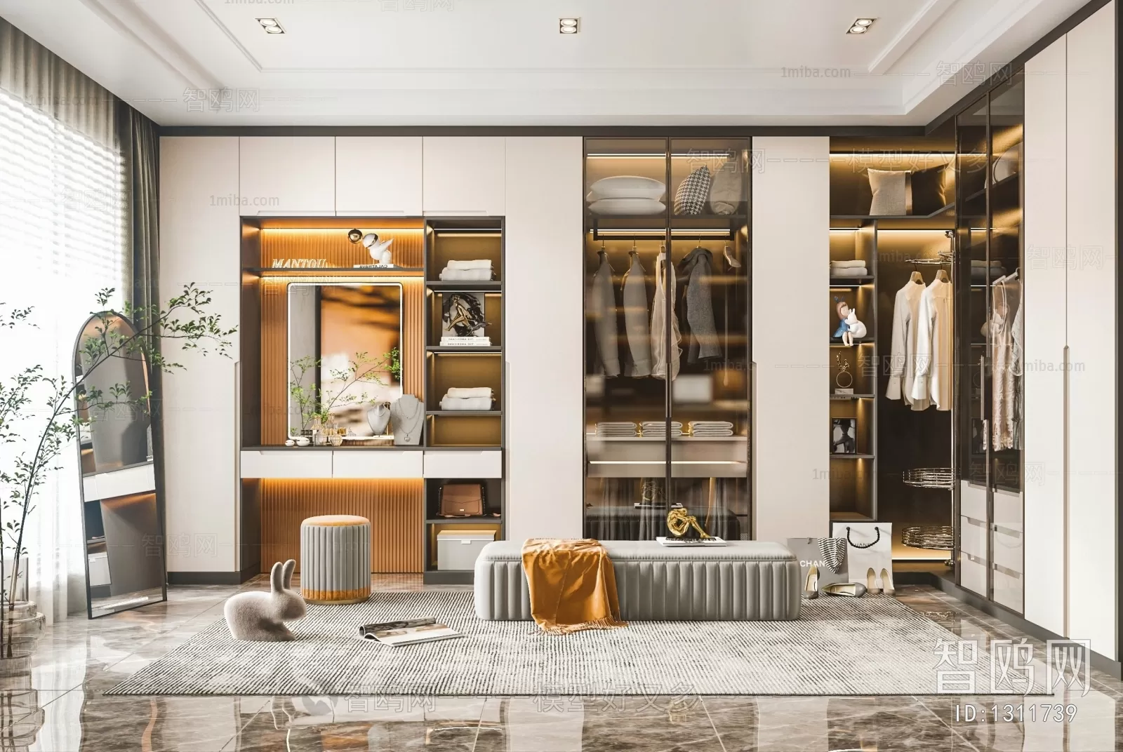 WARDROBE – CLOSET – 3DS MAX MODELS – 035 – PRO