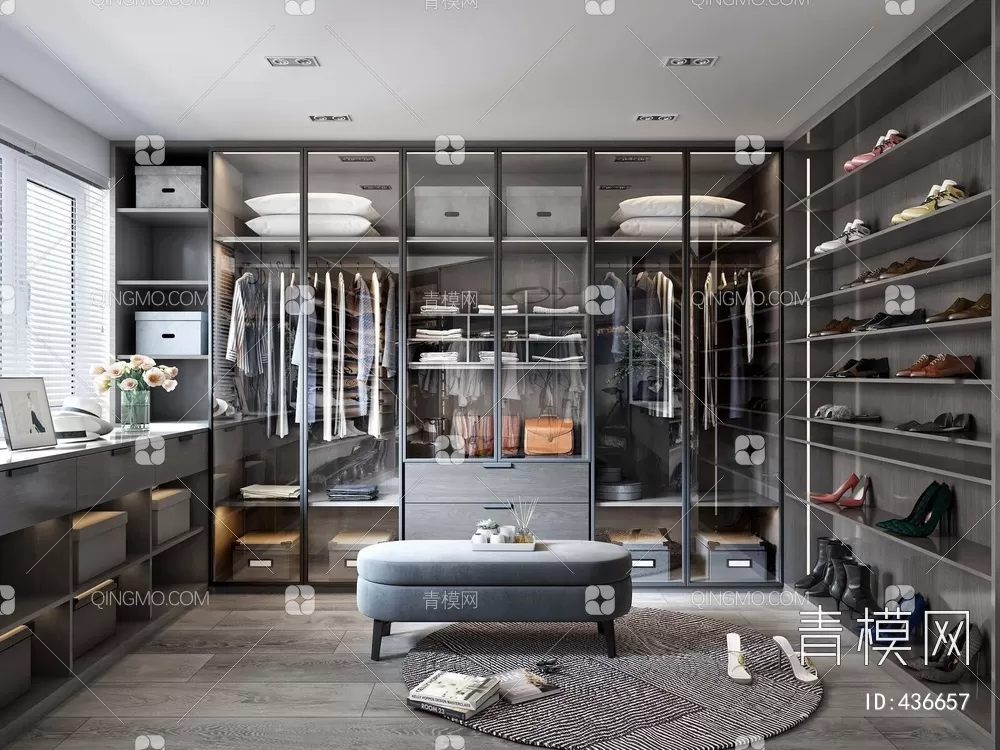 WARDROBE – CLOSET – 3DS MAX MODELS – 053 – PRO