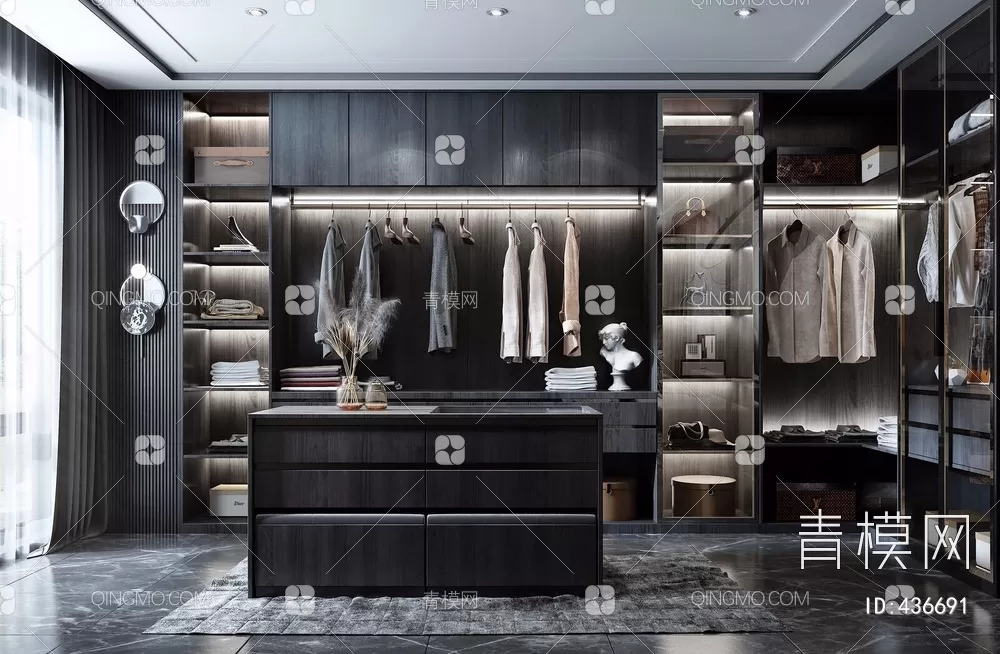 WARDROBE – CLOSET – 3DS MAX MODELS – 064 – PRO