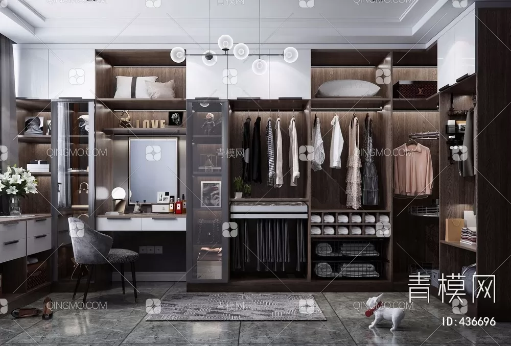 WARDROBE – CLOSET – 3DS MAX MODELS – 066 – PRO