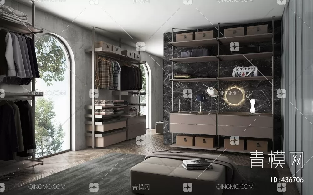 WARDROBE – CLOSET – 3DS MAX MODELS – 068 – PRO