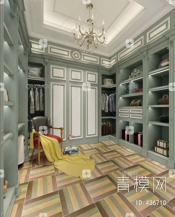 WARDROBE – CLOSET – 3DS MAX MODELS – 070 – PRO