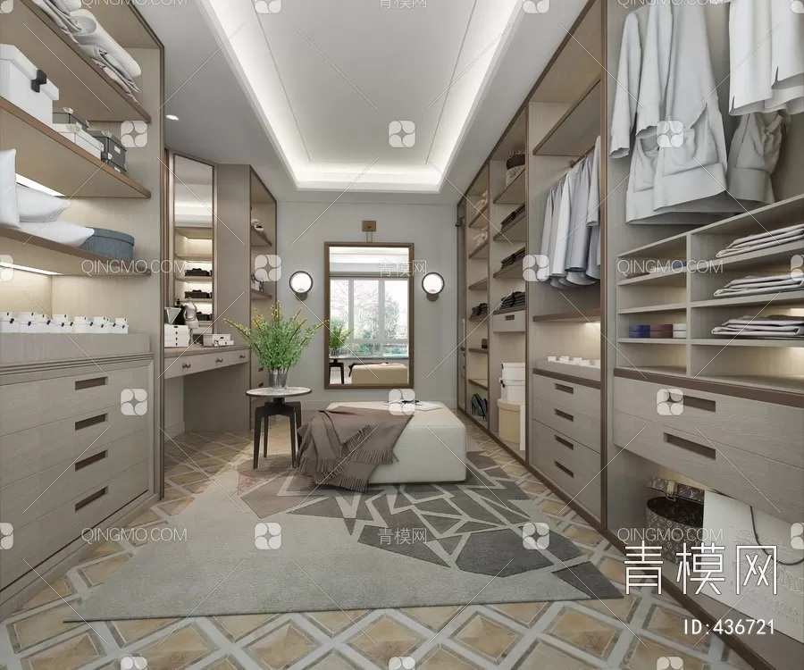 WARDROBE – CLOSET – 3DS MAX MODELS – 073 – PRO