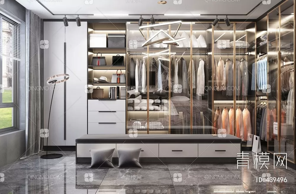 WARDROBE – CLOSET – 3DS MAX MODELS – 076 – PRO