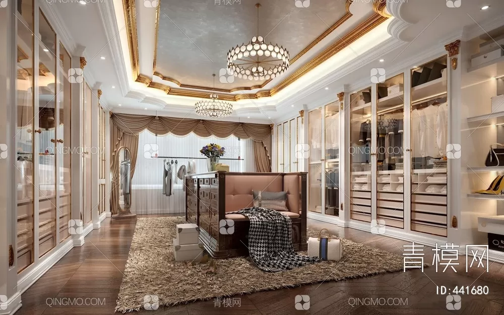 WARDROBE – CLOSET – 3DS MAX MODELS – 078 – PRO