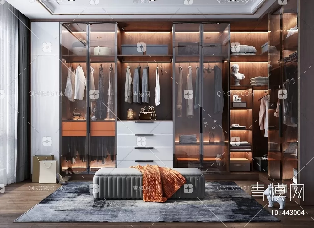 WARDROBE – CLOSET – 3DS MAX MODELS – 080 – PRO